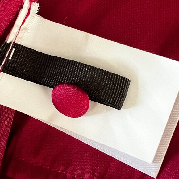 Paige Women’s Ceres Keyhole Blouse Lightweight Silky Knit Mulberry Sz Medium - Picture 11 of 13